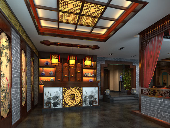 長春中式茶樓裝修——“清、幽、靜、簡”的品茗至境